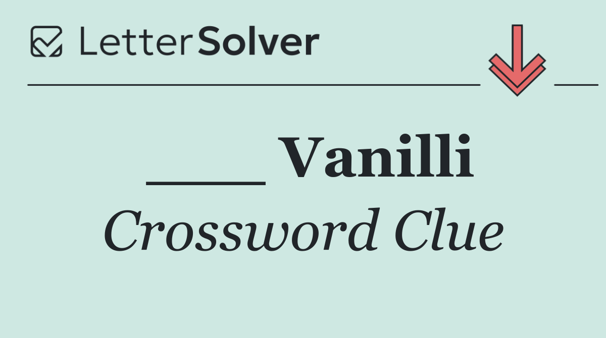 ___ Vanilli