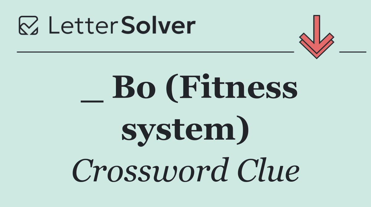 _ Bo (Fitness system)