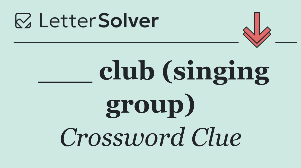 ___ club (singing group)