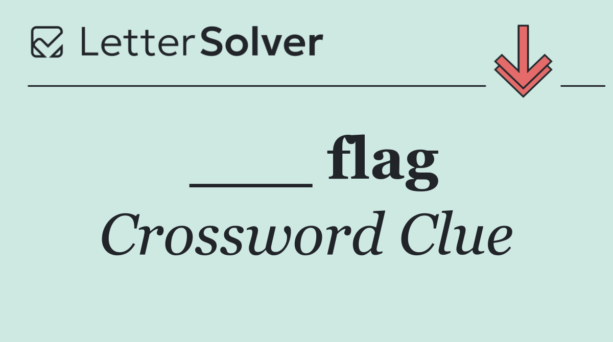 ___ flag
