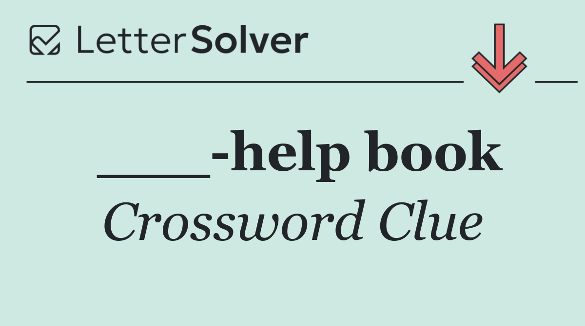___ help book