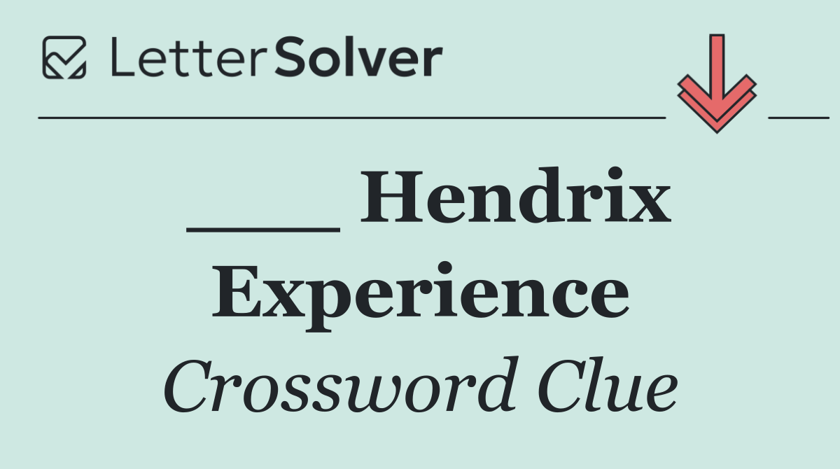 ___ Hendrix Experience