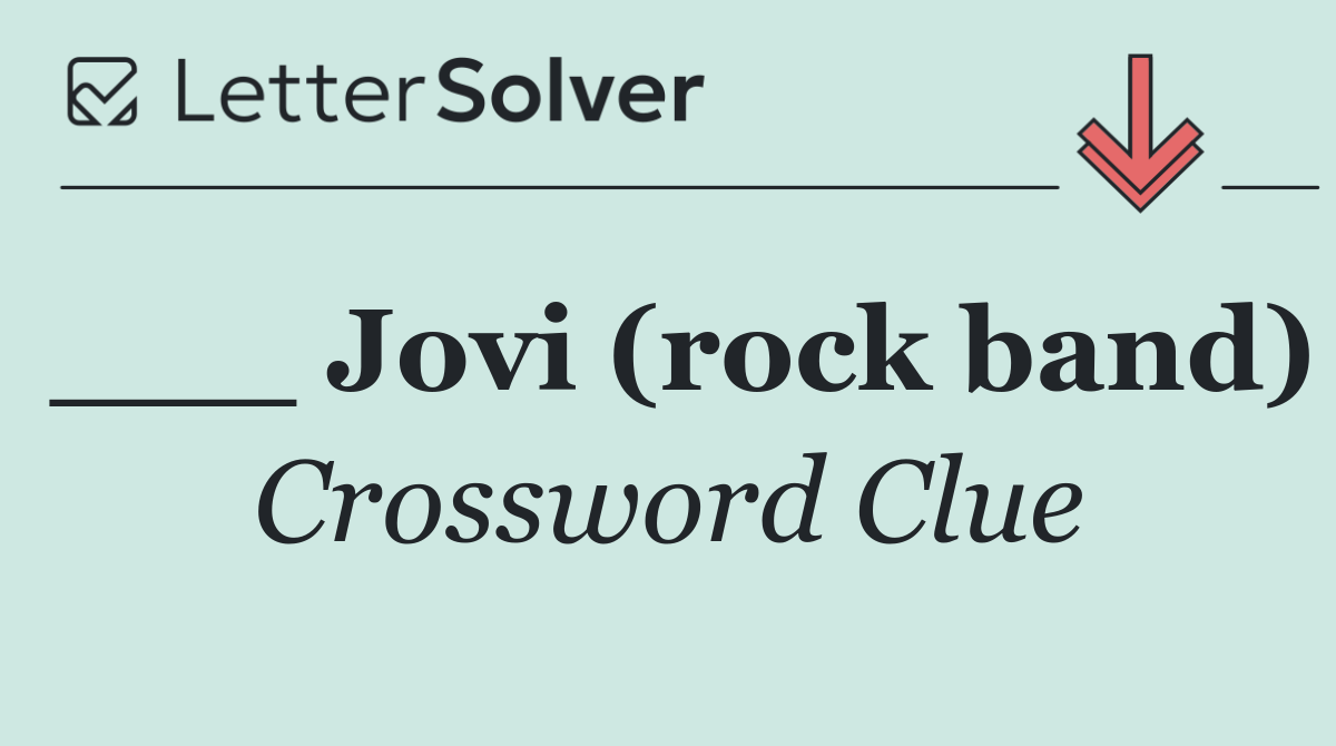 ___ Jovi (rock band)