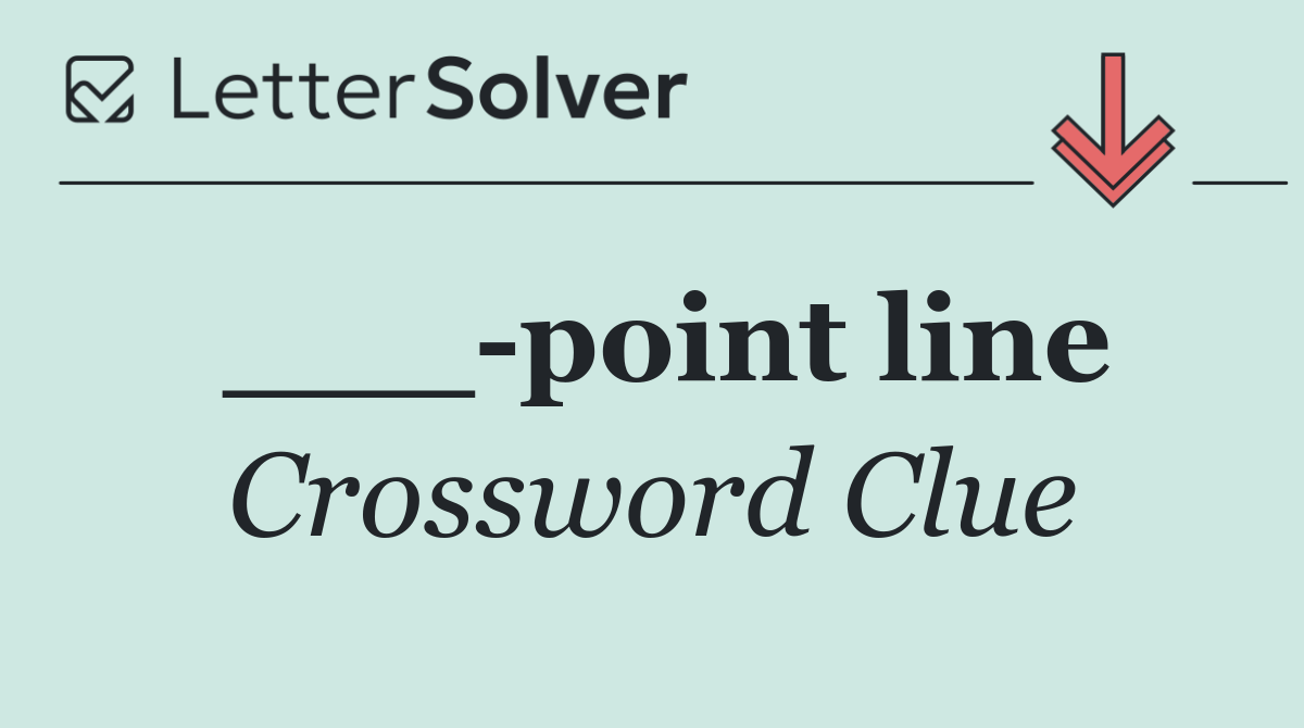 ___ point line