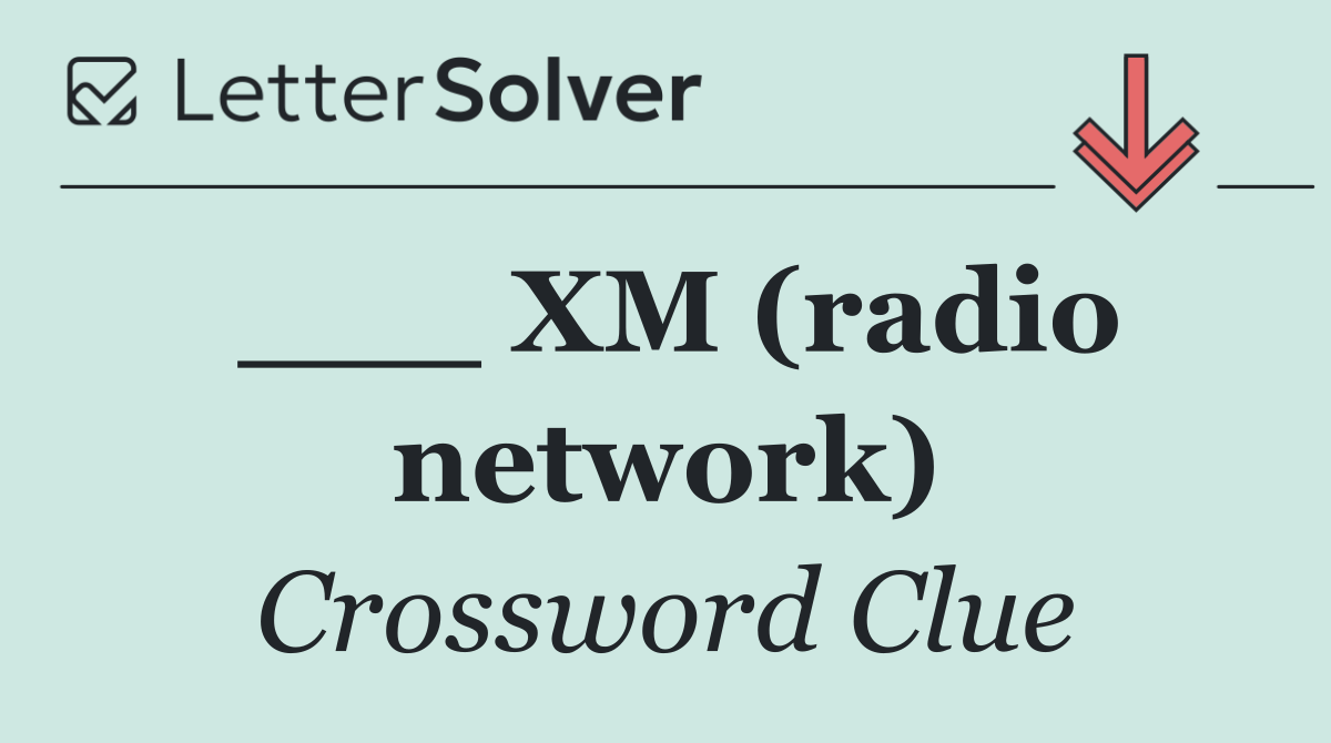 ___ XM (radio network)