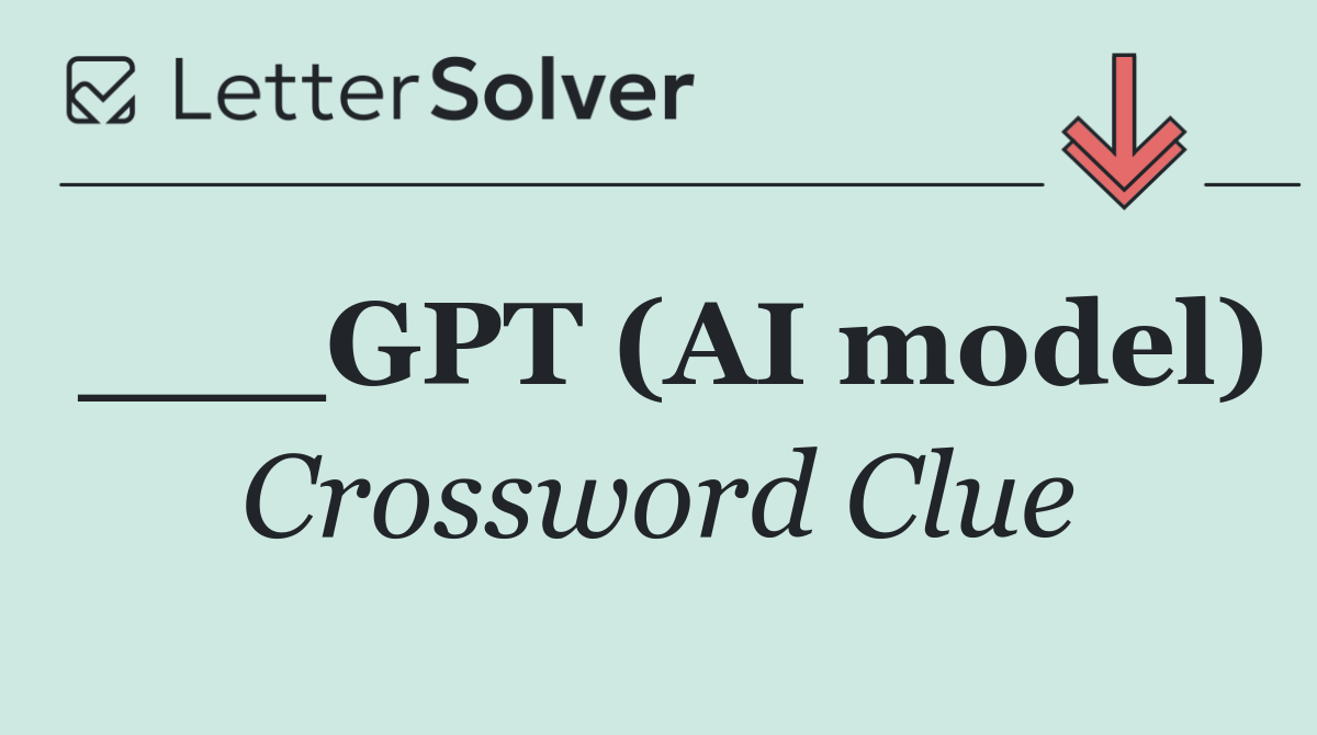___GPT (AI model)