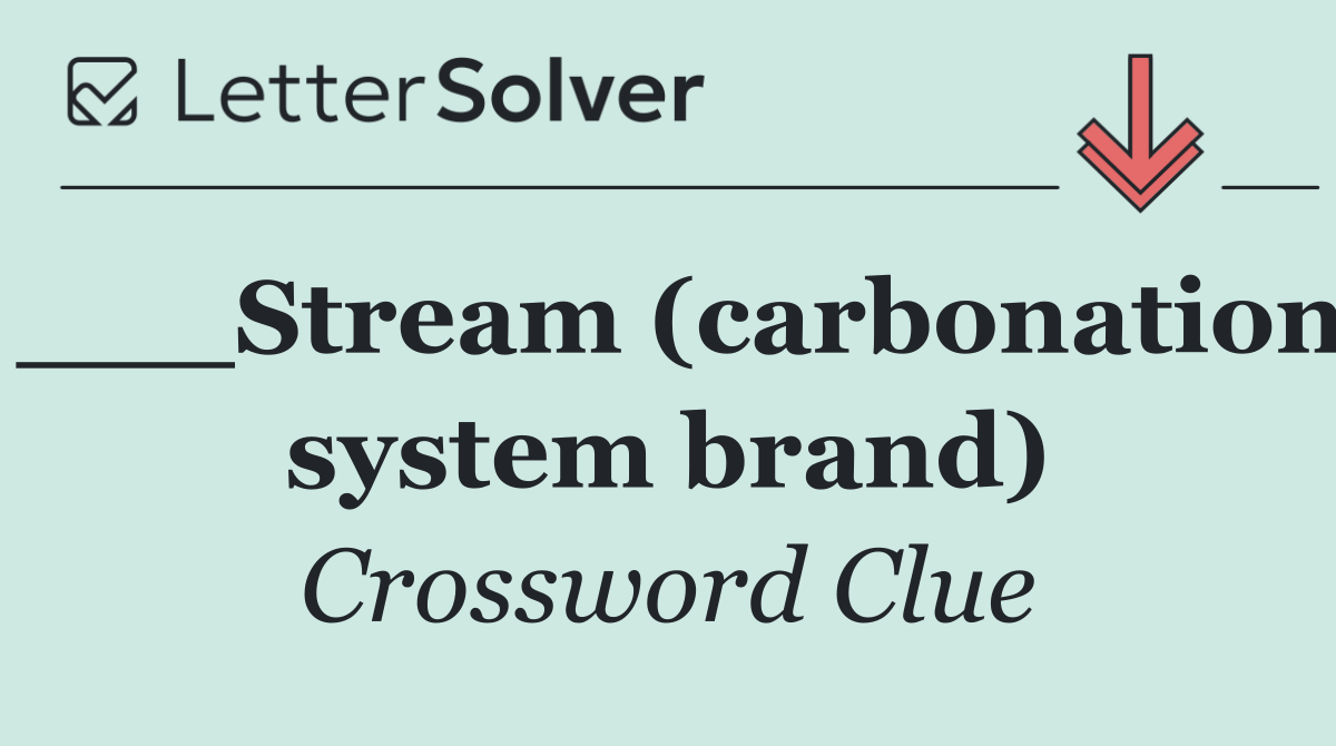 ___Stream (carbonation system brand)