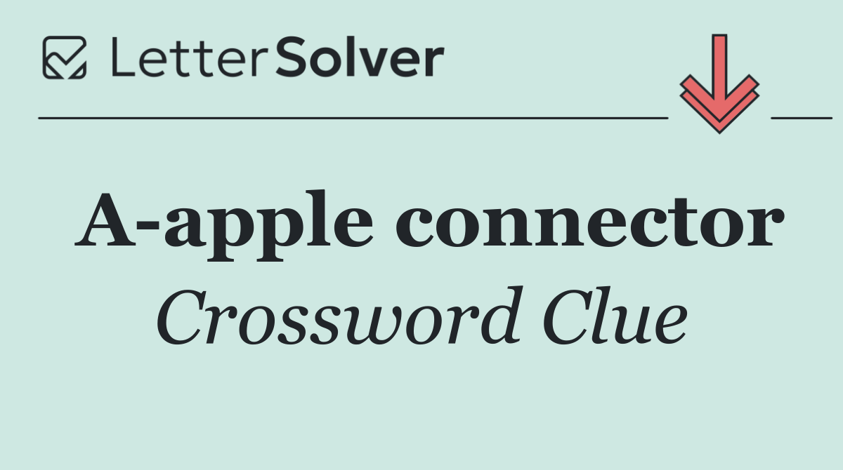 A apple connector