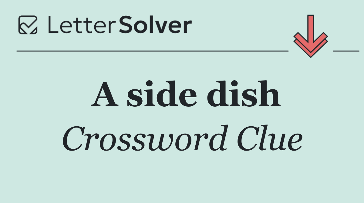 A side dish