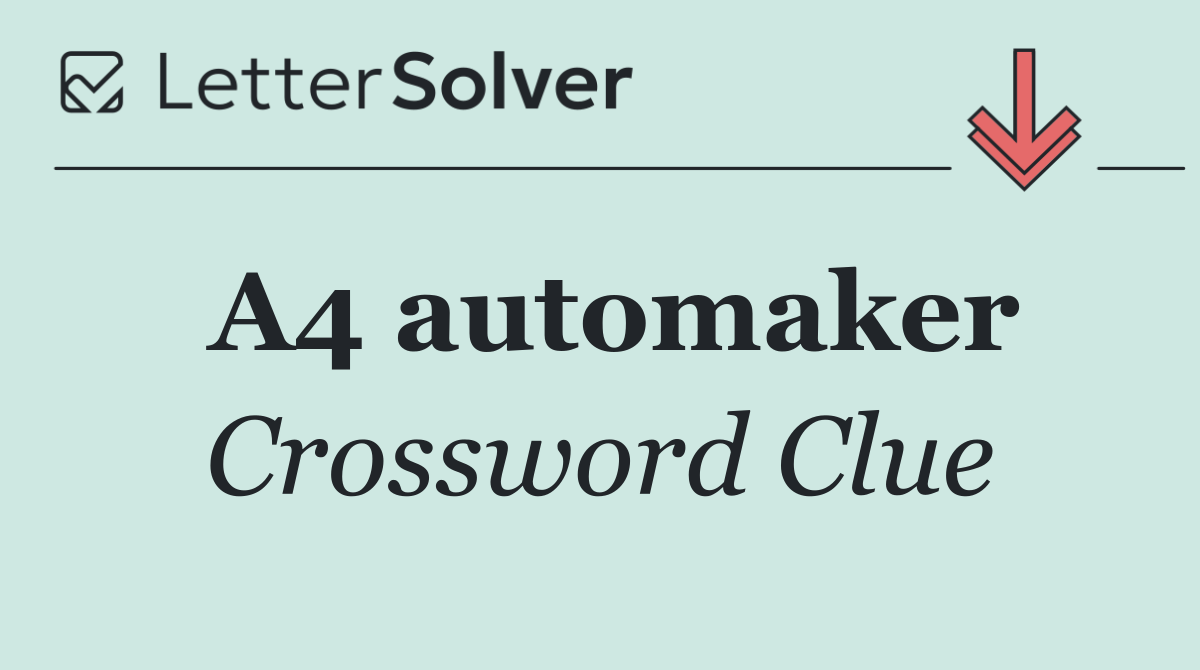 A4 automaker