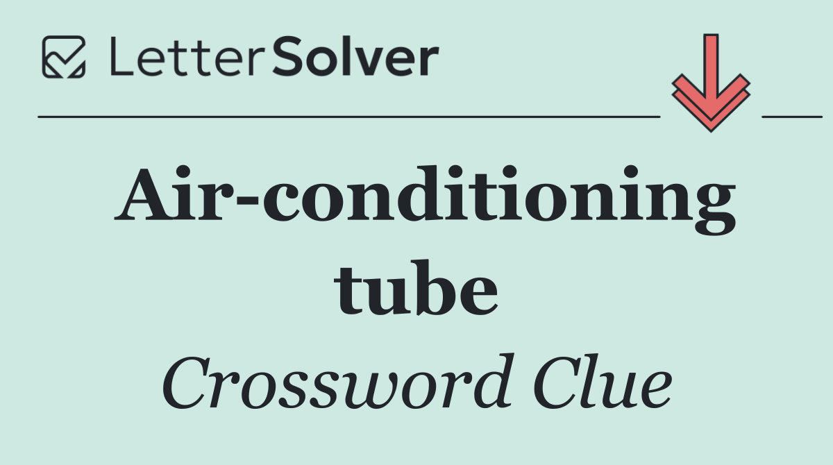 Air conditioning tube