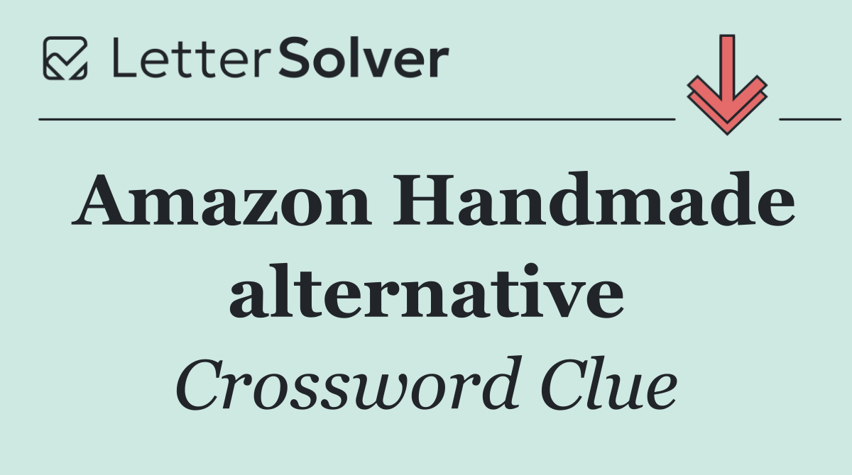 Amazon Handmade alternative