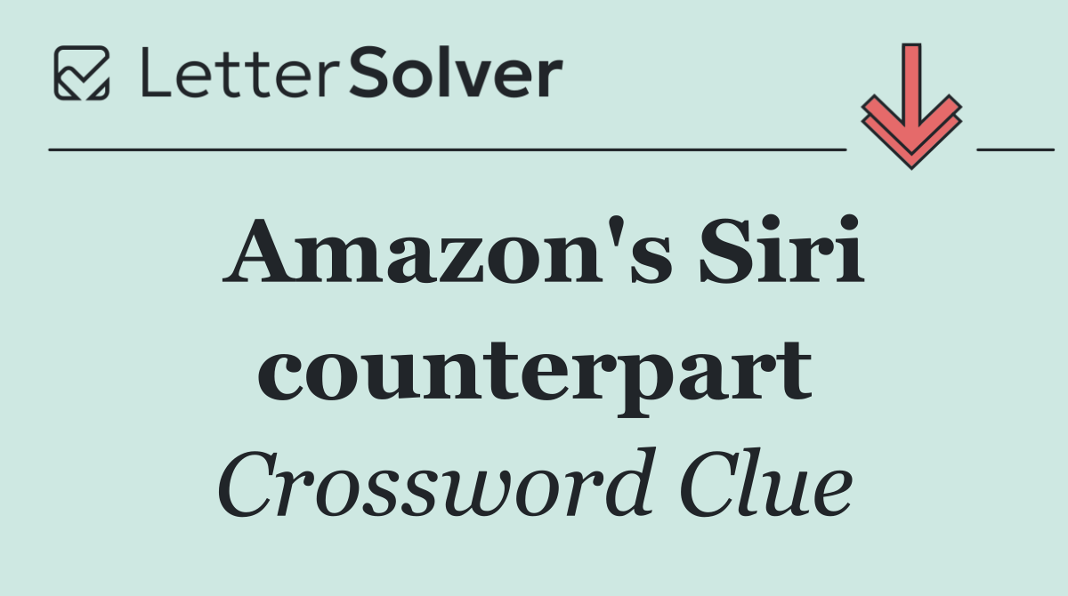 Amazon's Siri counterpart