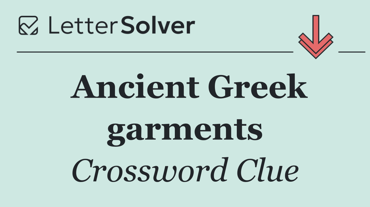 Ancient Greek garments