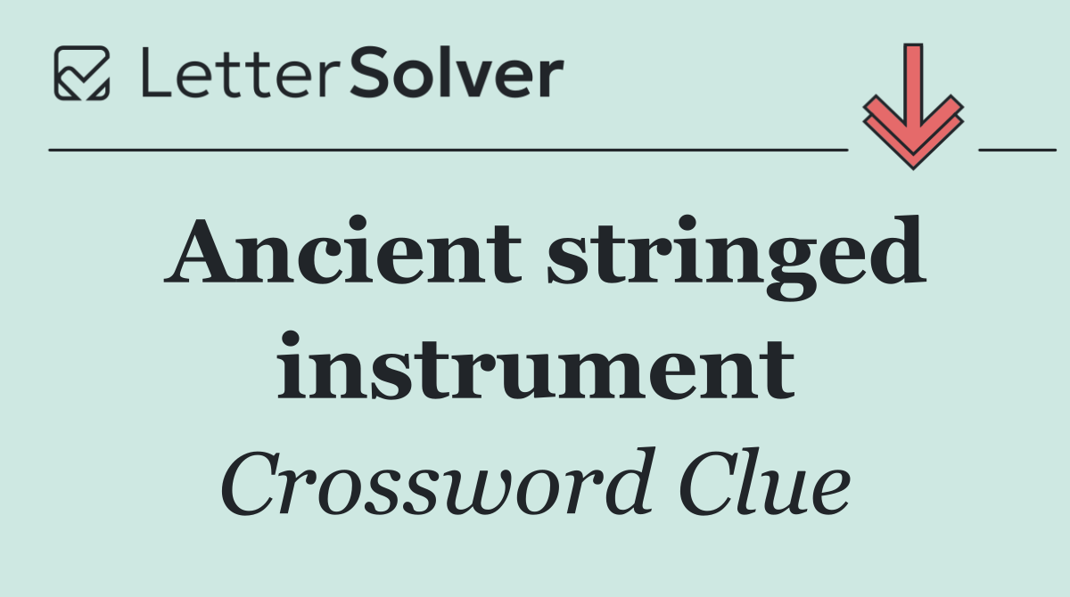 Ancient stringed instrument