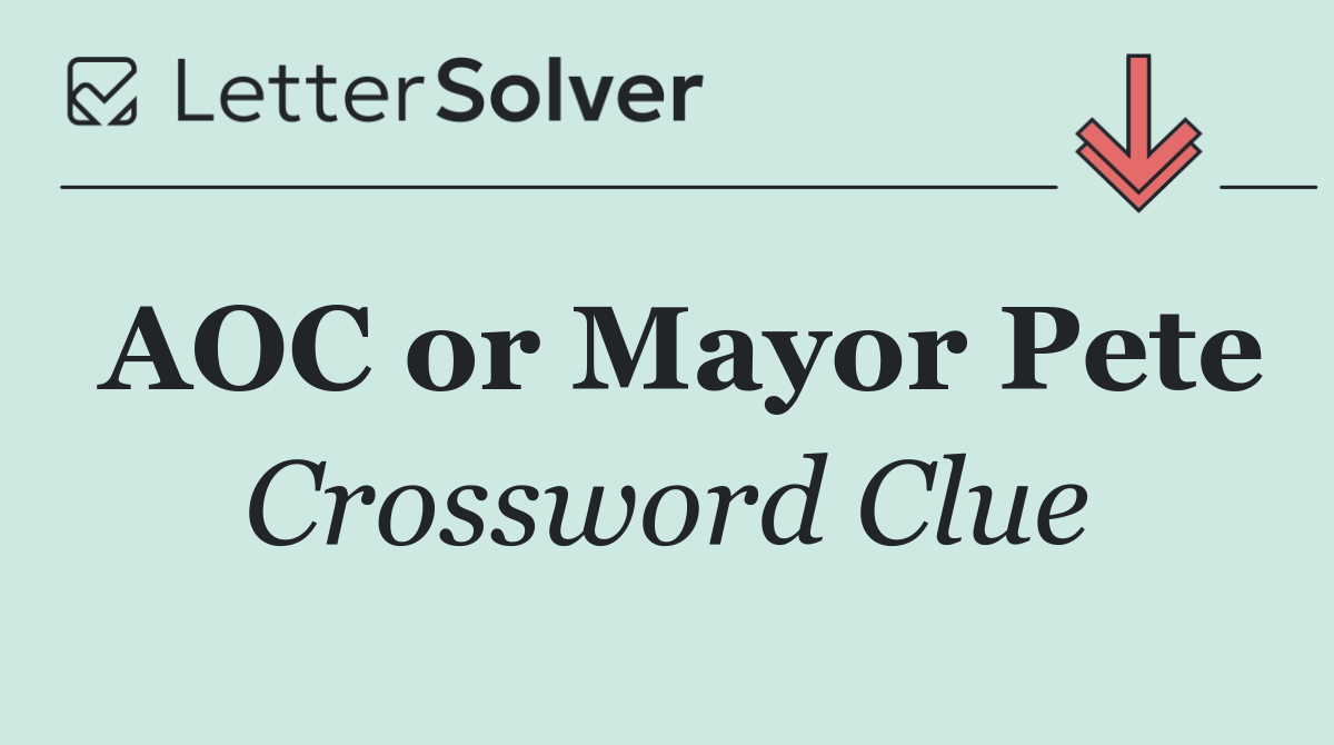 AOC or Mayor Pete