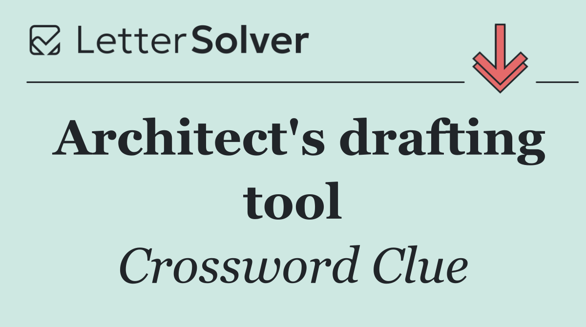 Architect's drafting tool