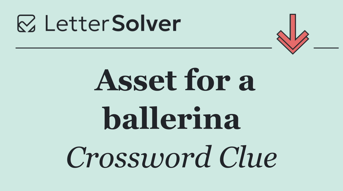 Asset for a ballerina