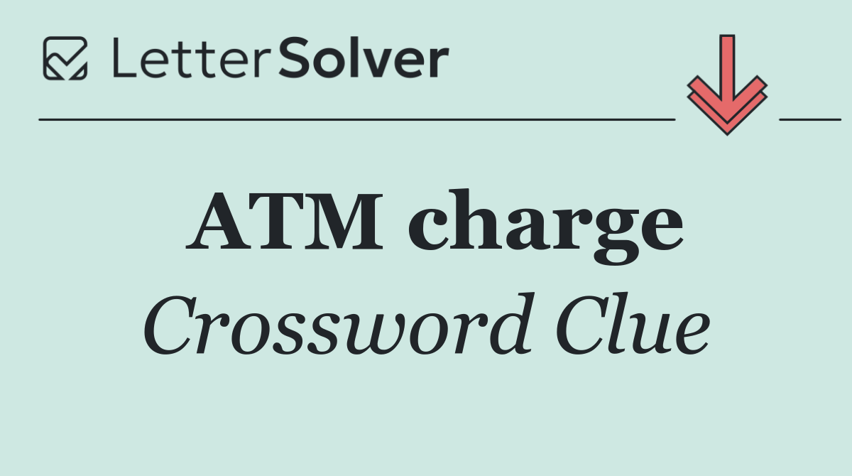 ATM charge