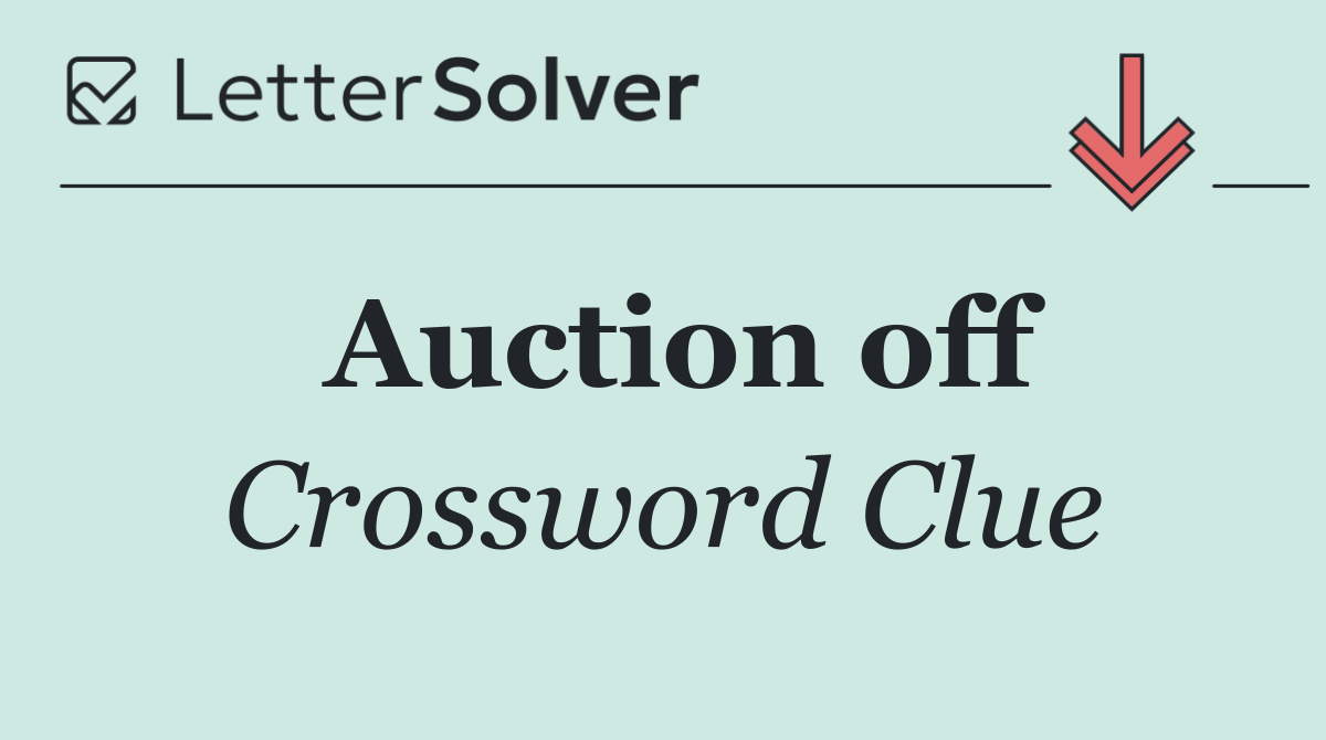 Auction off