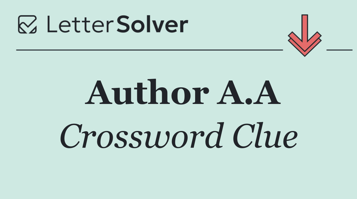 Author A.A