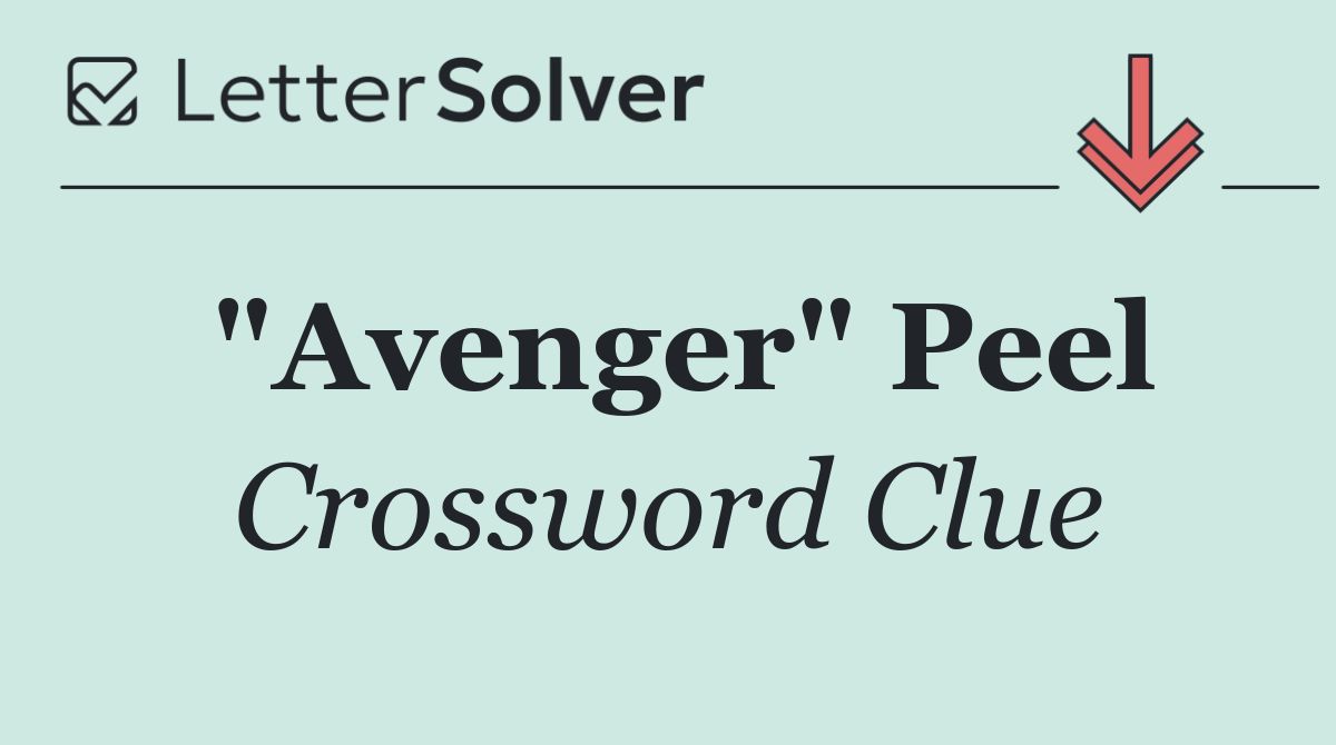 "Avenger" Peel