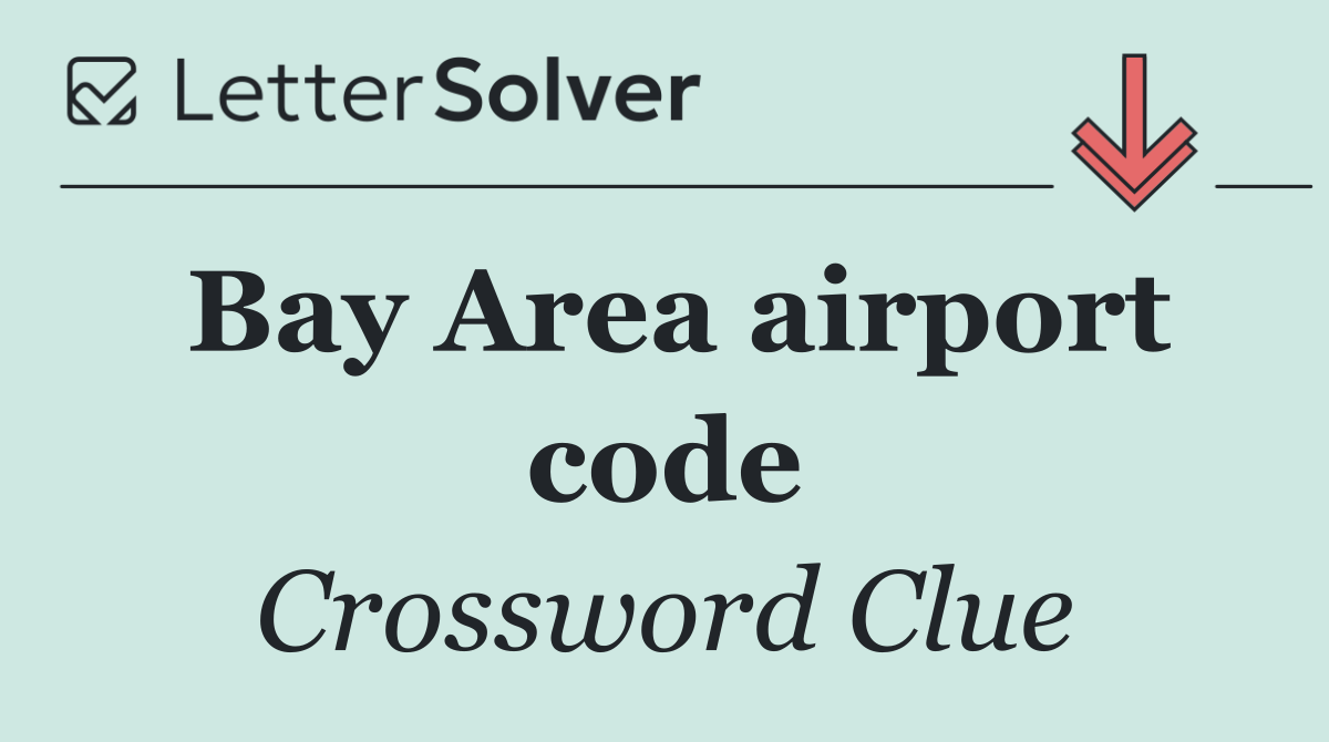 Bay Area airport code