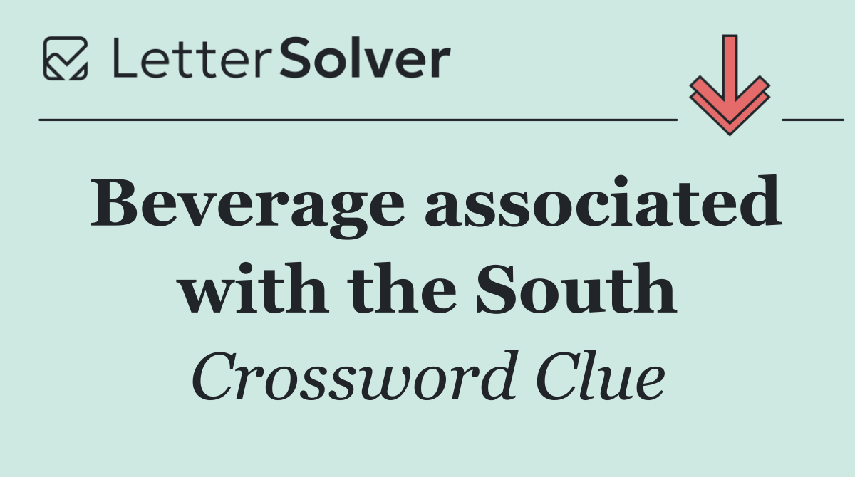 Beverage associated with the South