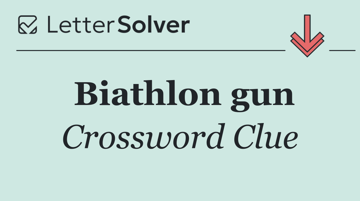 Biathlon gun