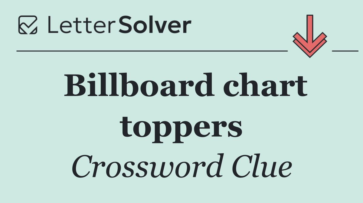 Billboard chart toppers