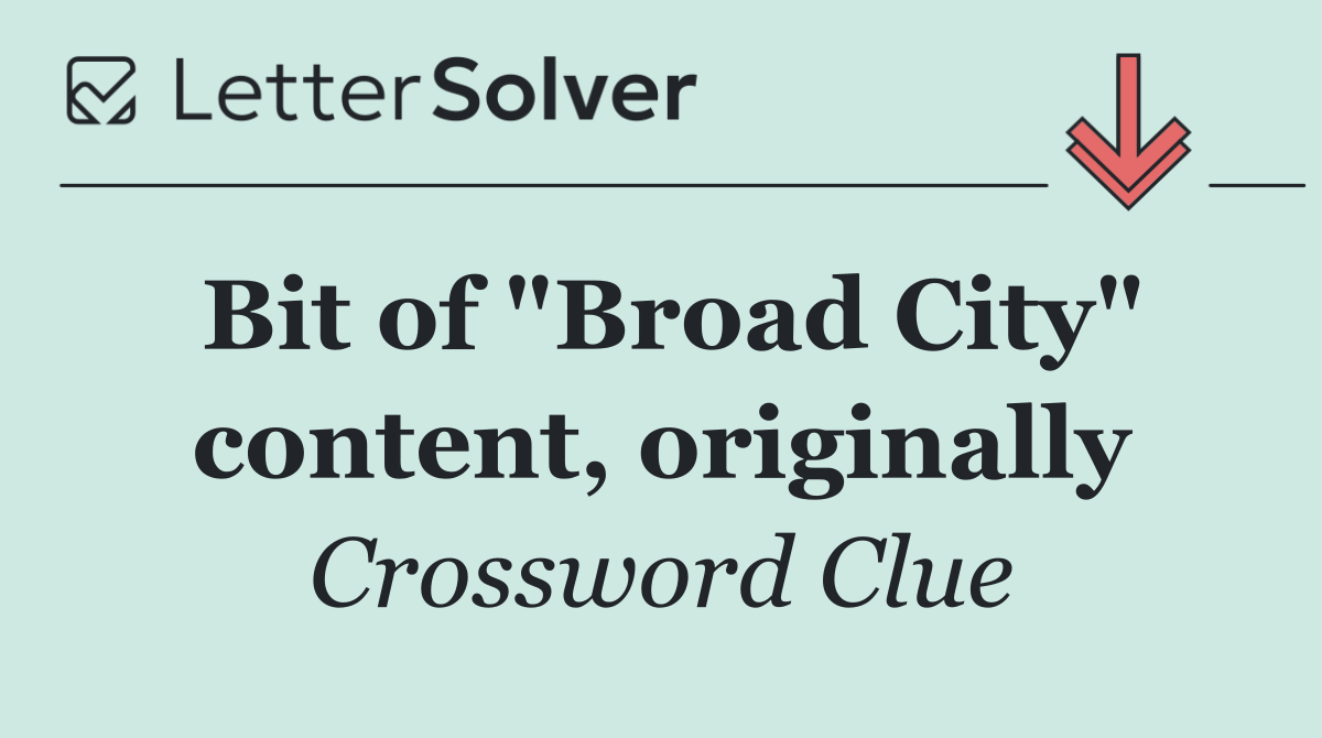 Bit of "Broad City" content, originally