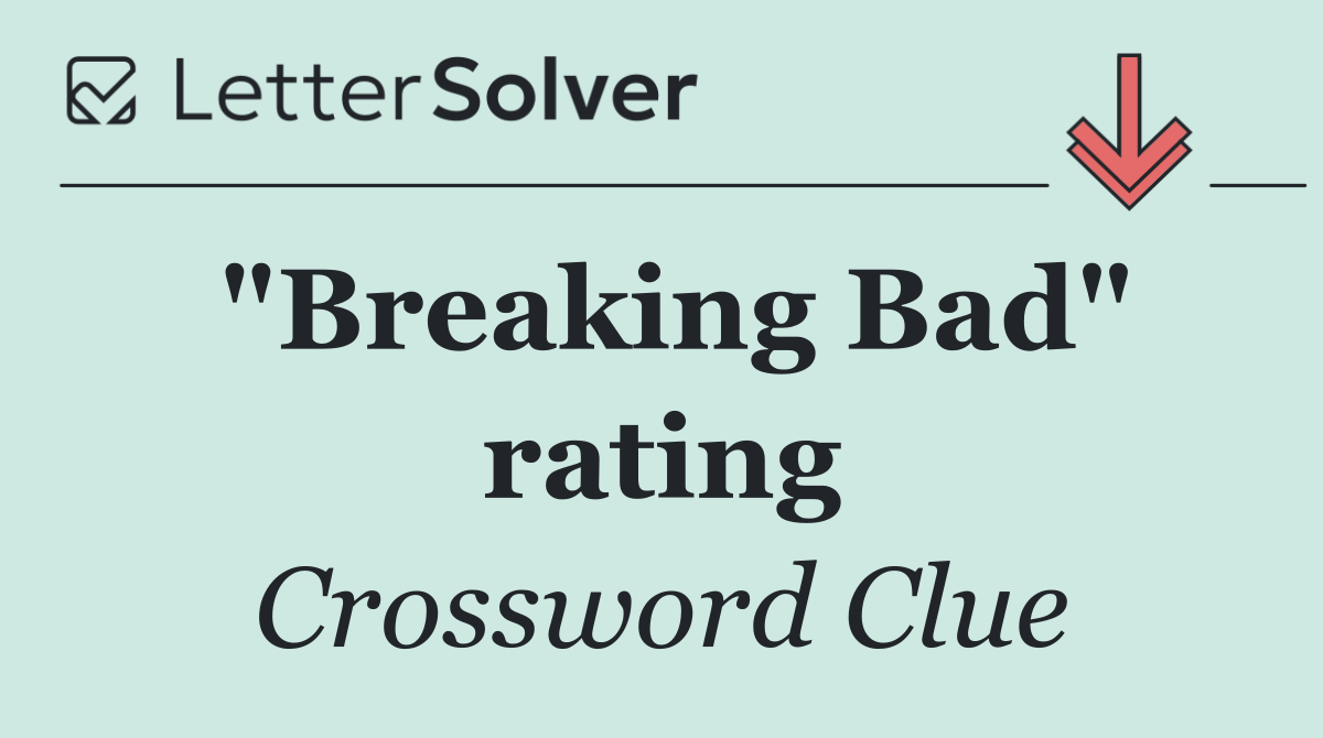 "Breaking Bad" rating