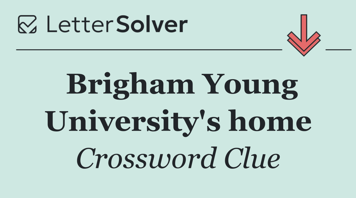 Brigham Young University's home