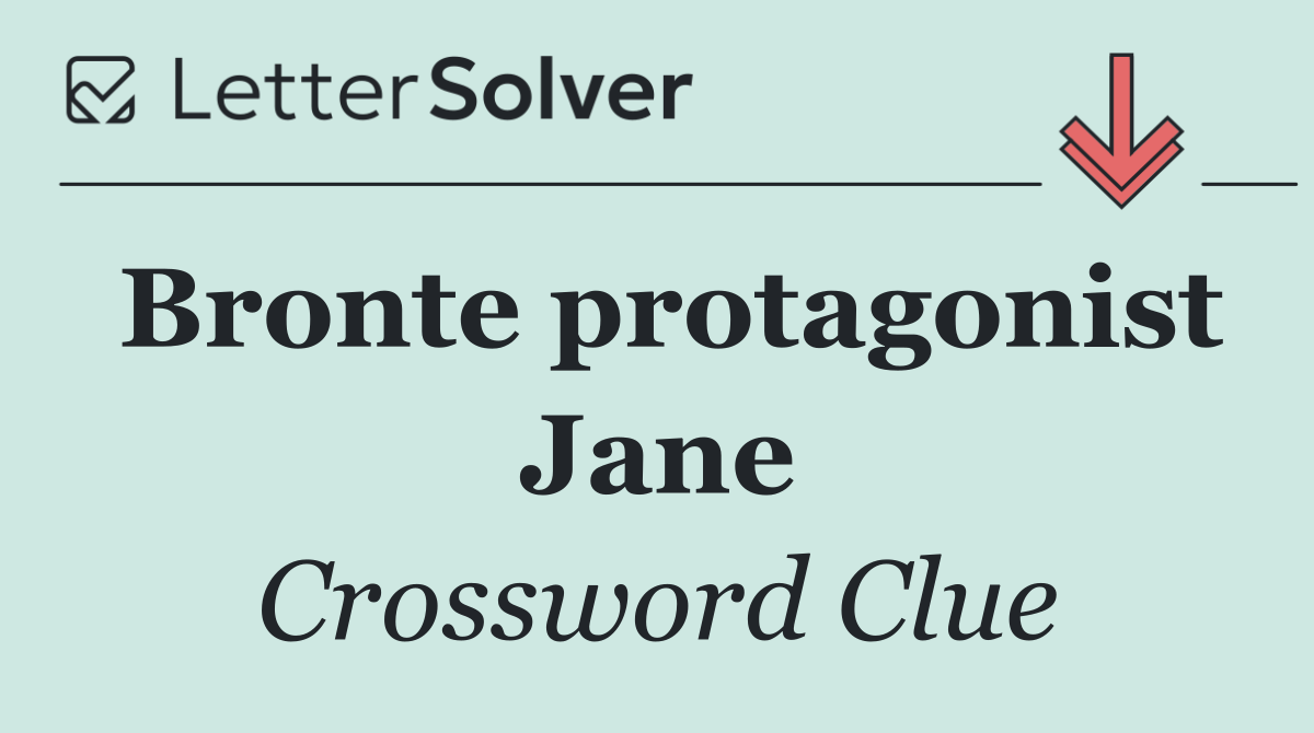 Bronte protagonist Jane