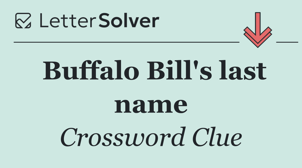 Buffalo Bill's last name