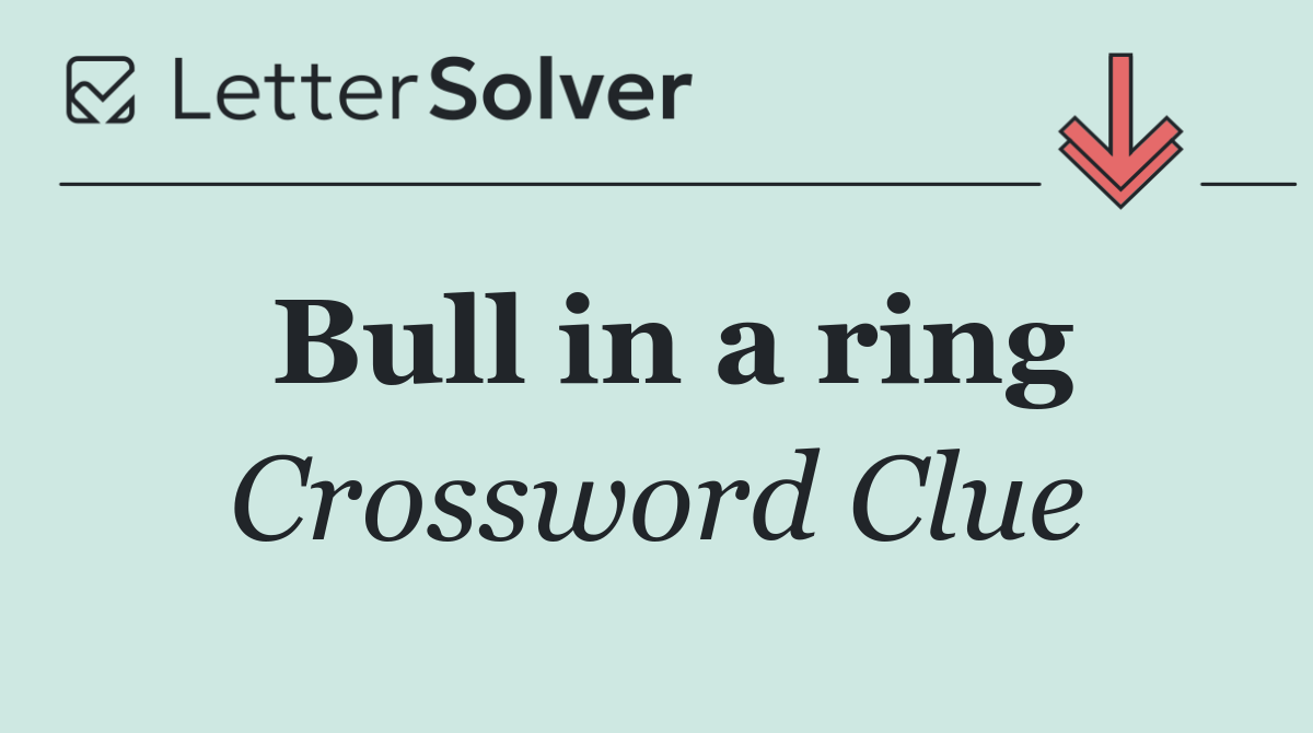 Bull in a ring