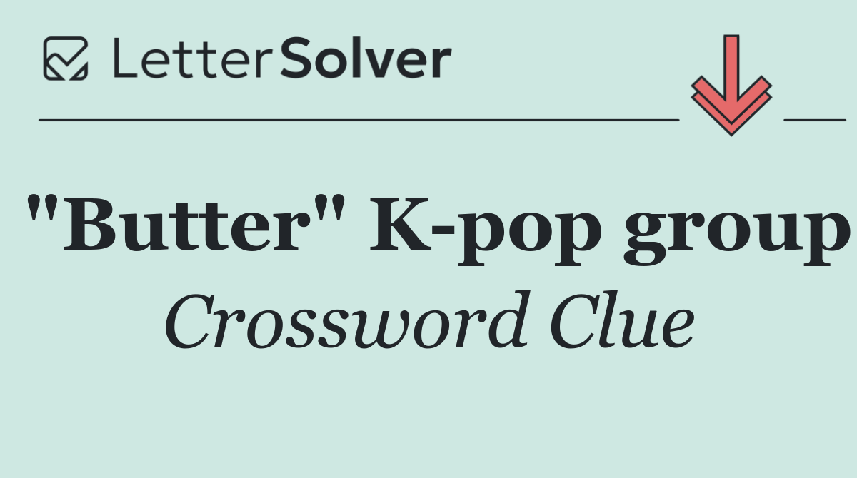 "Butter" K pop group
