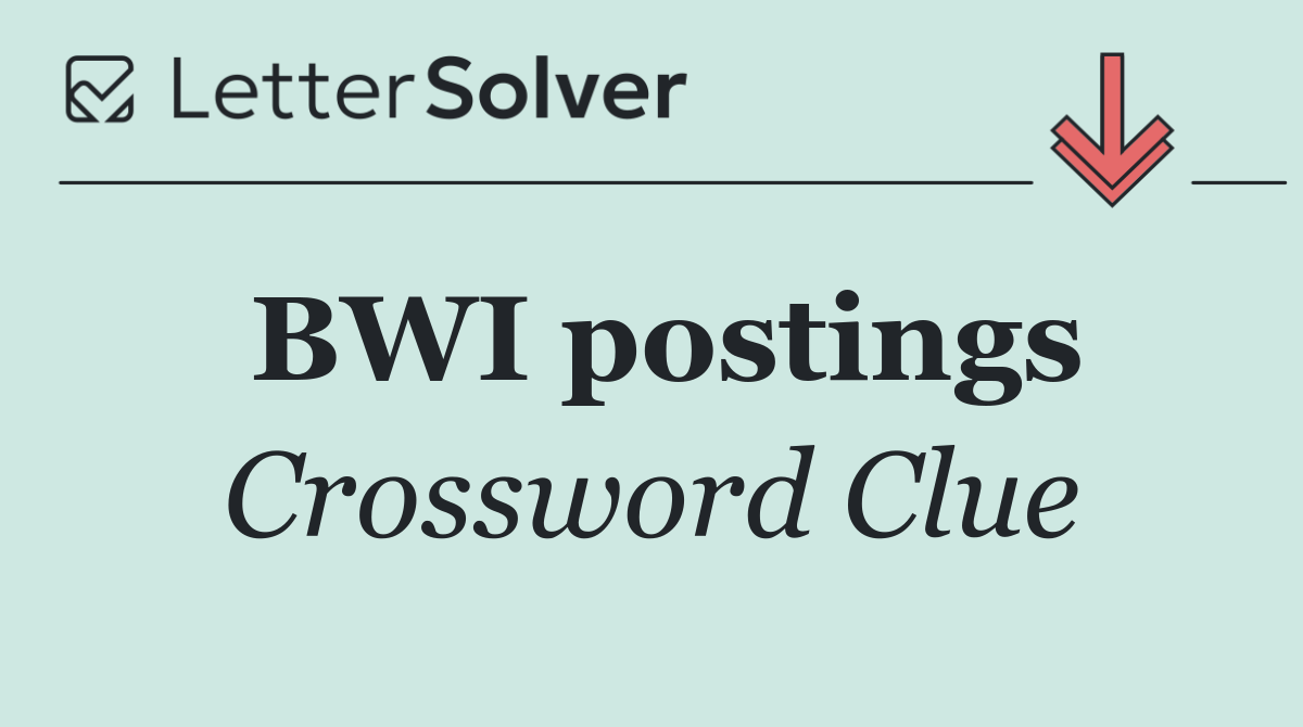 BWI postings