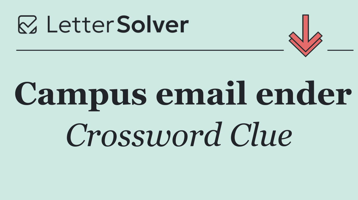 Campus email ender