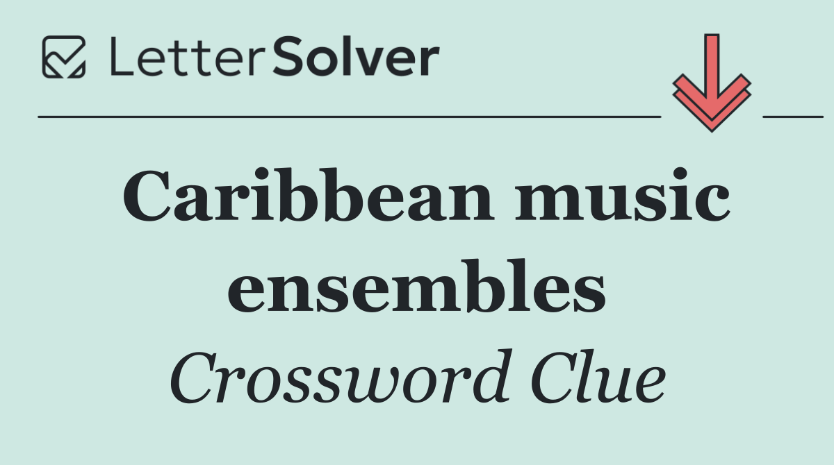 Caribbean music ensembles