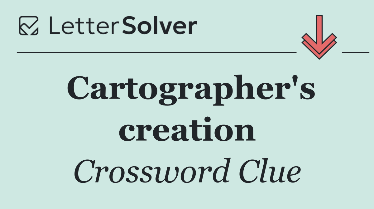 Cartographer's creation