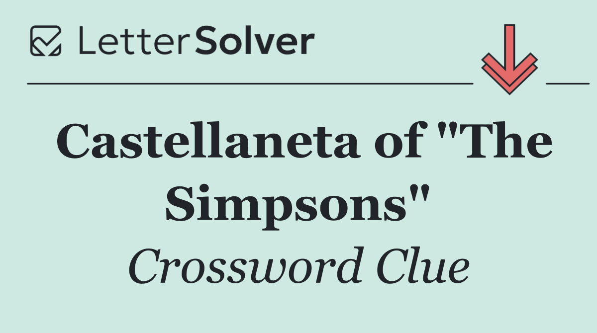 Castellaneta of "The Simpsons"