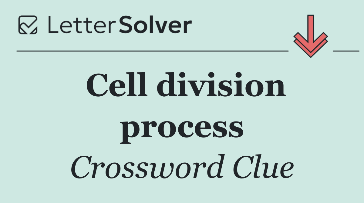 Cell division process