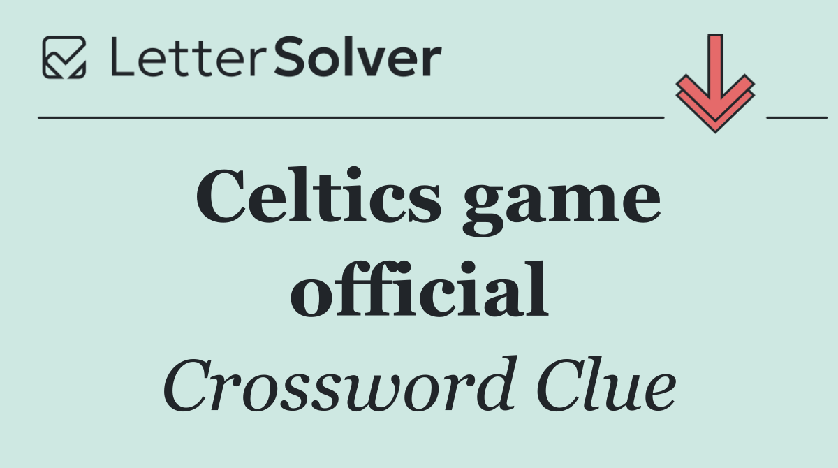 Celtics game official
