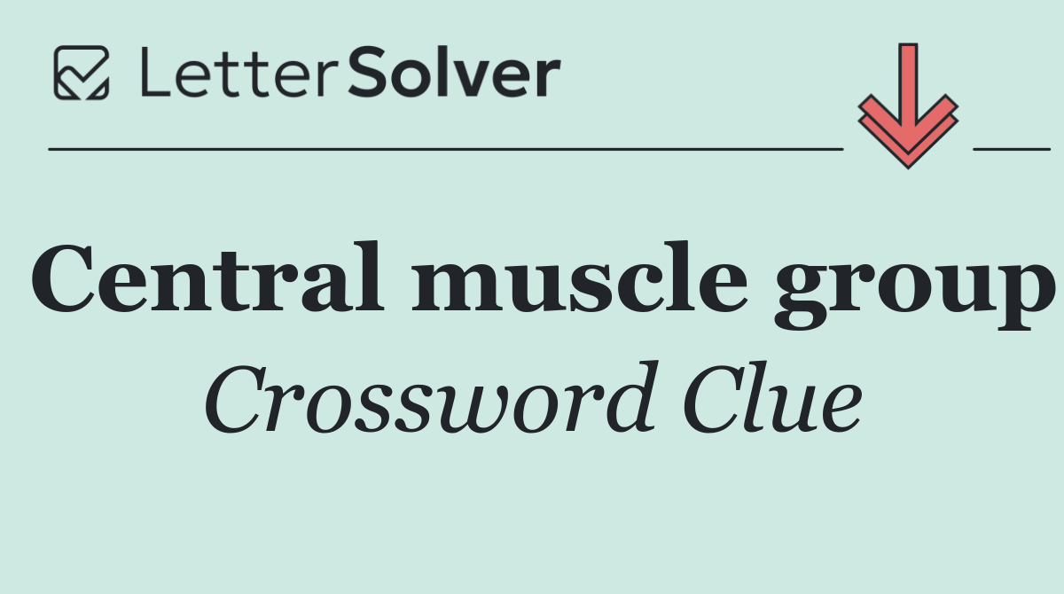 Central muscle group