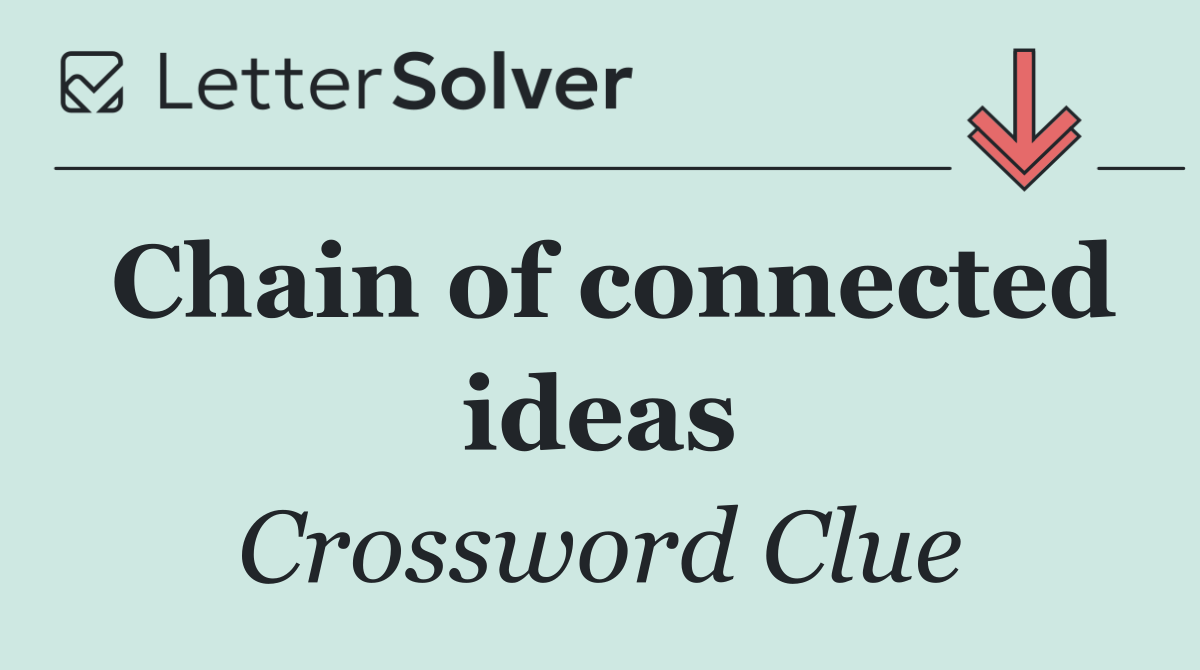 Chain of connected ideas