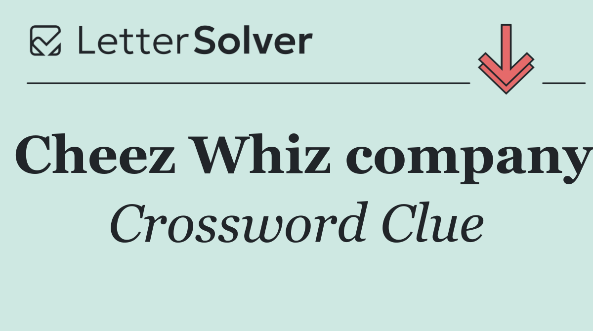 Cheez Whiz company