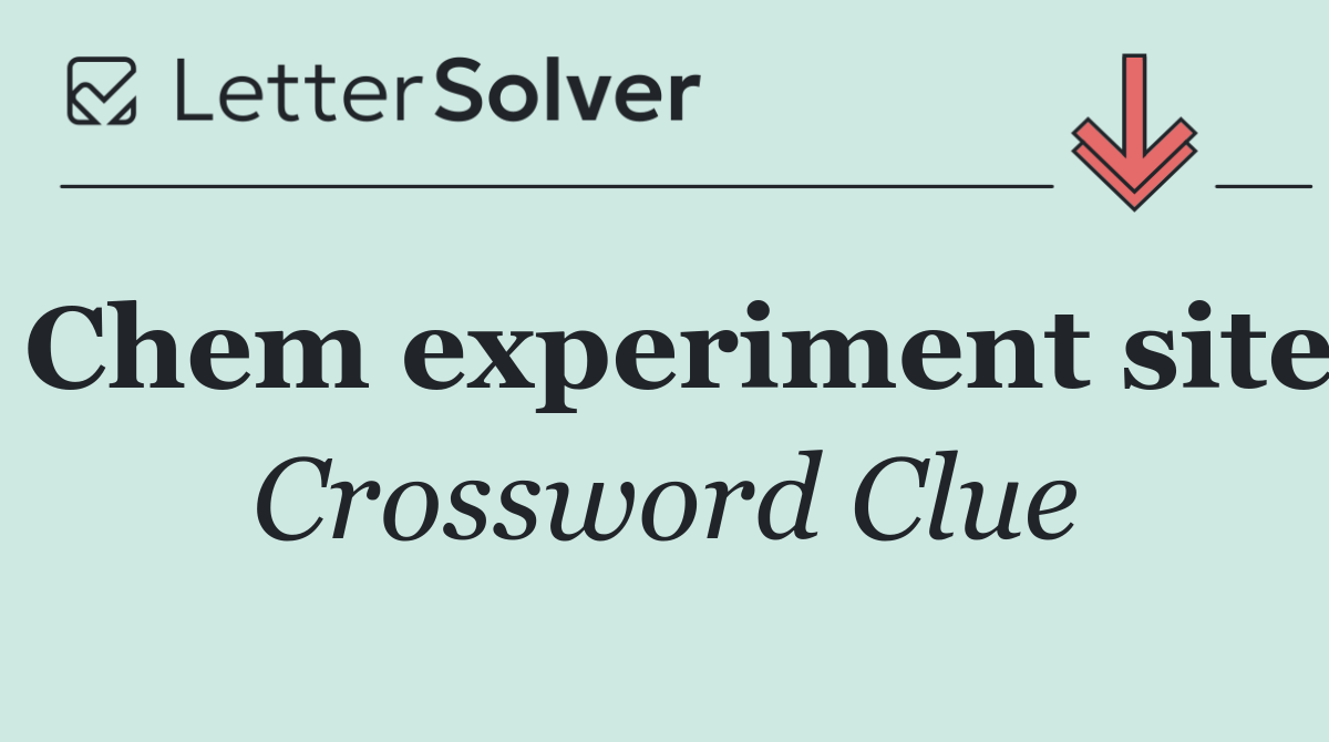 Chem experiment site