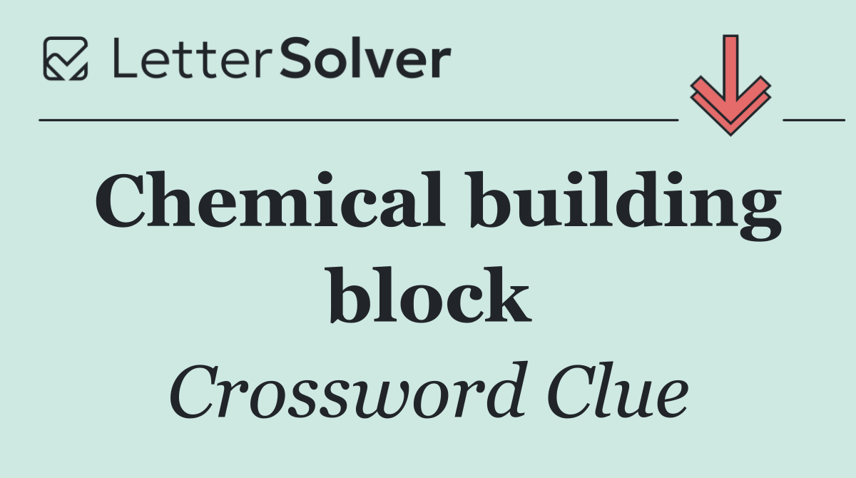 Chemical building block