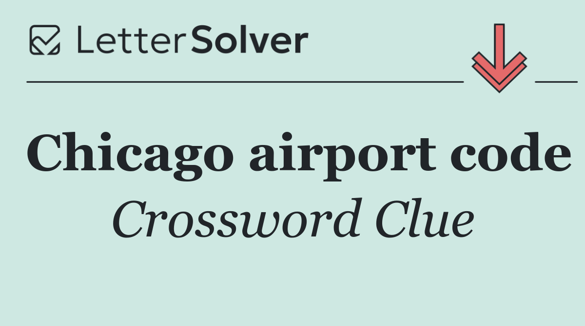 Chicago airport code